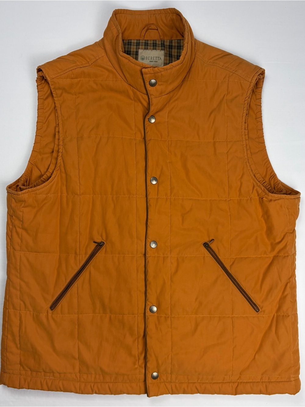 Beretta Thermore Insulated Quilted Vest Men’s XL Orange Hunting Outdoor Italy